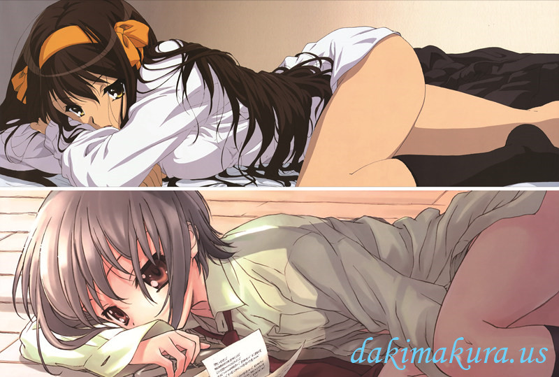 Haruhi Suzumiya Anime Dakimakura Japanese Hugging Body Pillow Cover